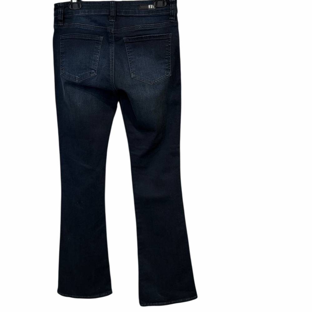Kut From The Kloth Natalie Bootcut Jeans Dark Wash Stretch Denim Size 2 - Picture 3 of 6